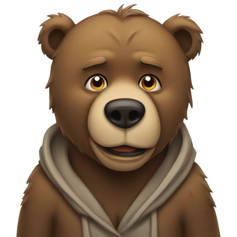 Bears crying tears emoji