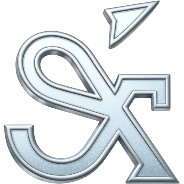 glitter white symbol bank emoji