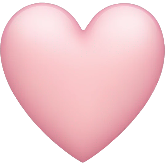 Light pink heart  emoji