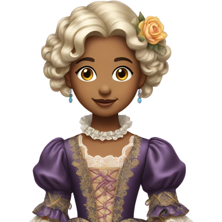 Baroque girl emoji