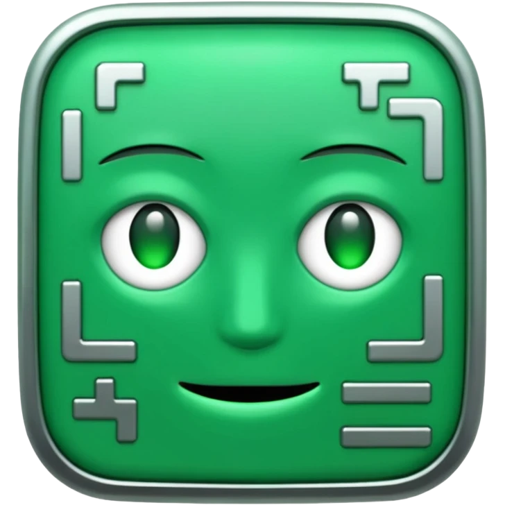 y3k emojis, that are technology based. im making an aesthetic for exe, gpt, error, silver, hints of green. think, the matrix & beyonce rennesance emoji