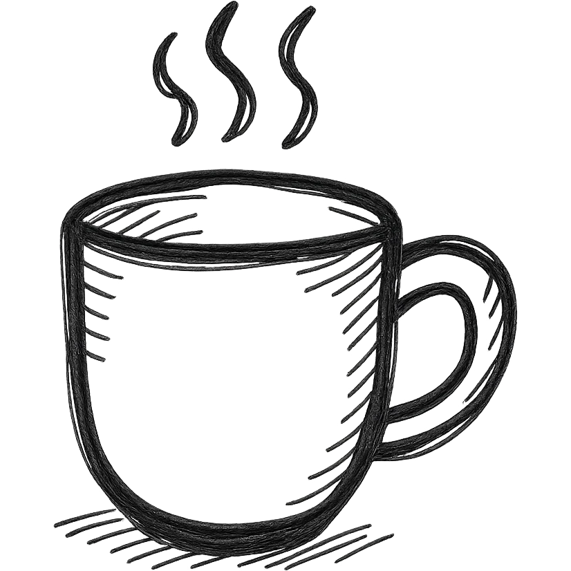 A coffee cup emoji