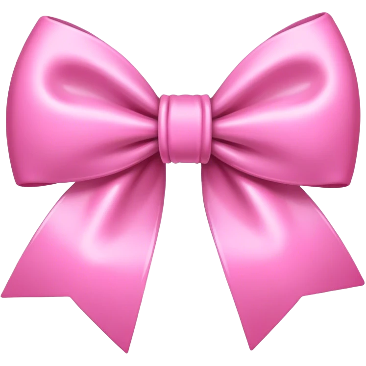 Pink bow emoji
