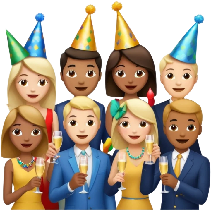 christmas party emoji