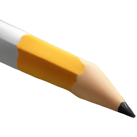 writing pencil on document emoji