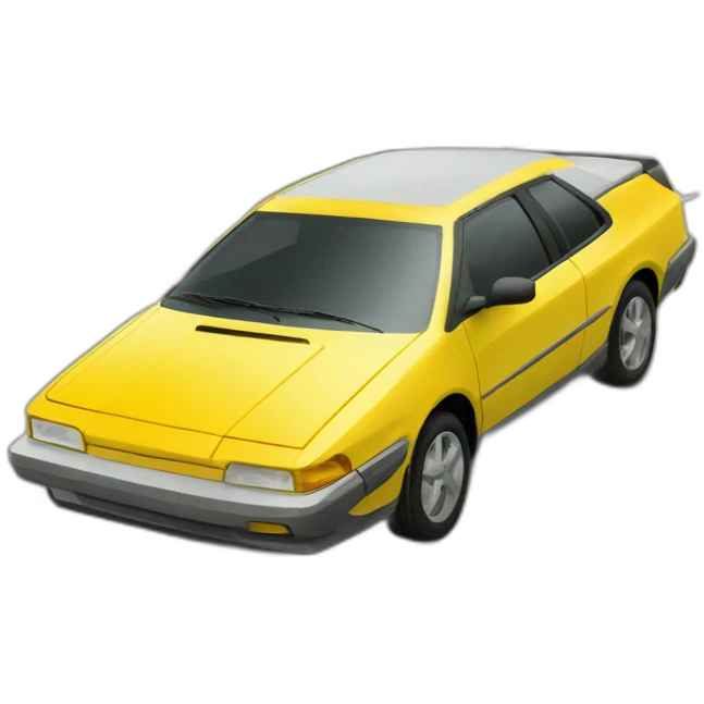 Nahel voiture jaune emoji