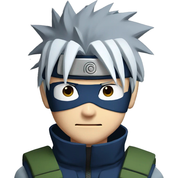 Kakashi from naruto  emoji
