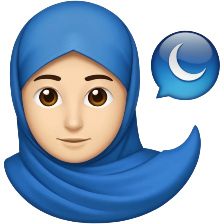 DOĞU TÜRKİSTAN BAYRAĞI (İNSANSIZ) AY VE YILDIZ MAVİ BAYRAK emoji
