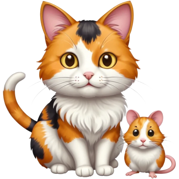 cat with mouses  emoji