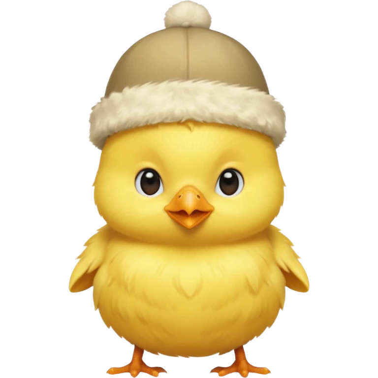 Chick in a hat emoji