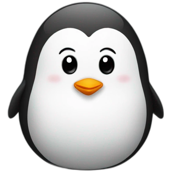 small fat penguin emoji