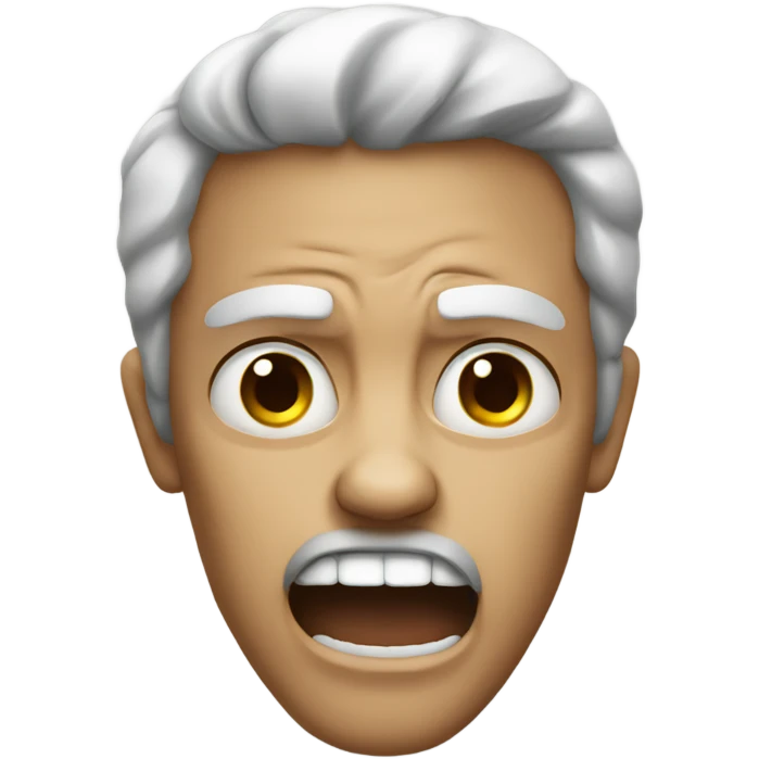 Angry Deaf person  emoji