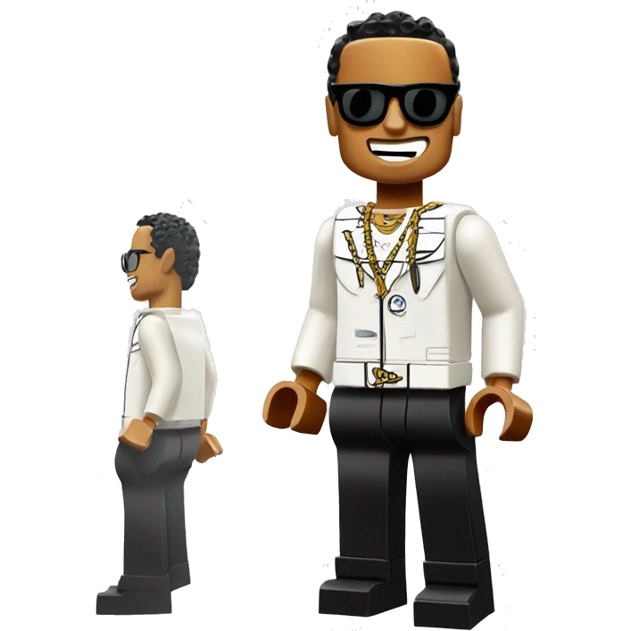 LEWIS HAMILTON lego full body emoji