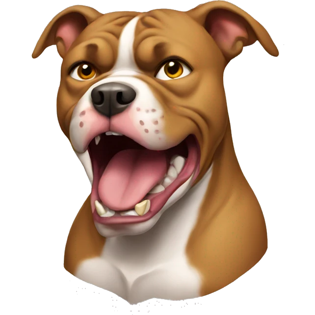 Angry pitbull emoji