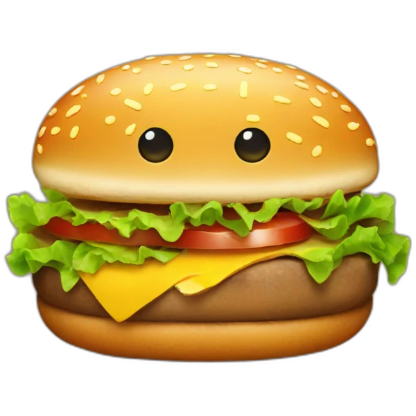 Hamburger emoji