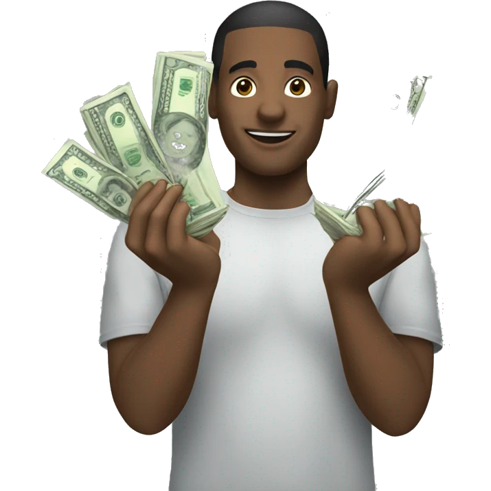 money in hands emoji