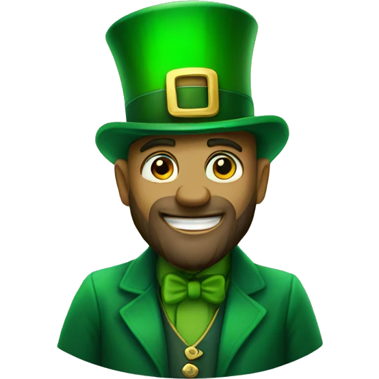 luck of the irish shiny emoji