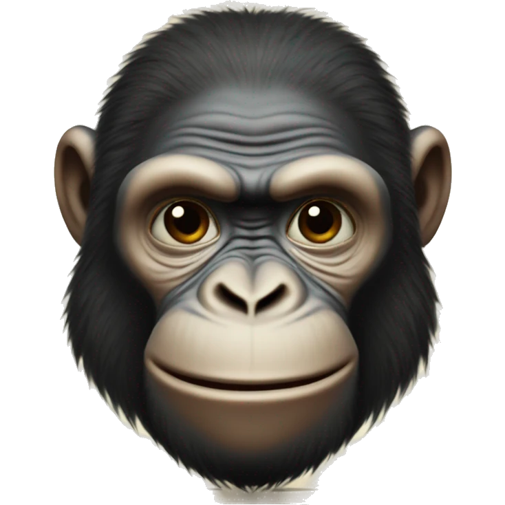 Ape with playcards  emoji