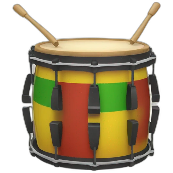 rasta drum emoji