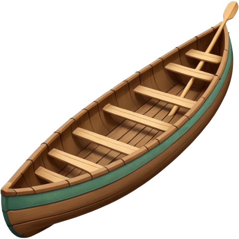 canoe small boat. emoji