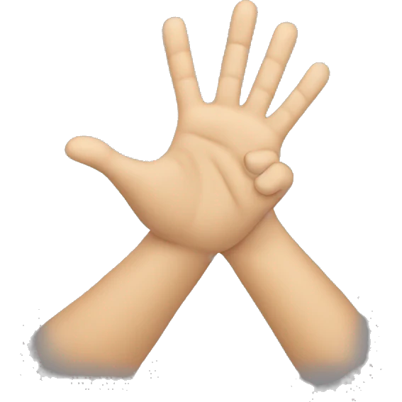swiss friends high five emoji