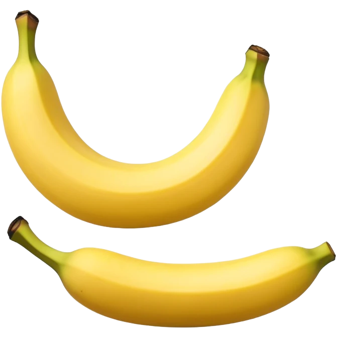 Peeled banana fruit emoji