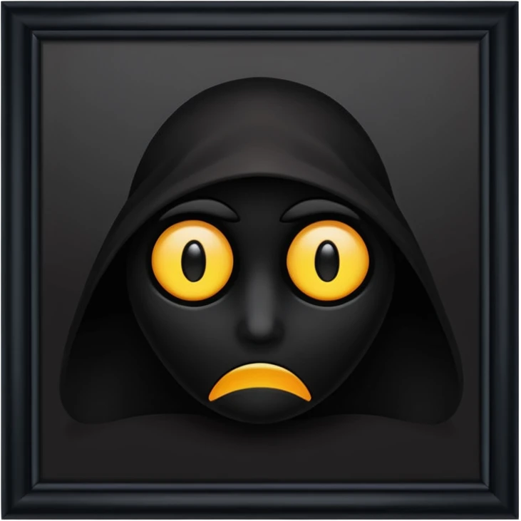 sombra preta story emoji