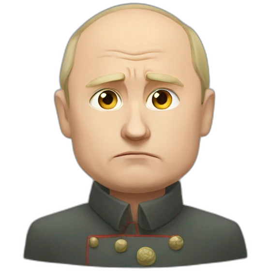 Putin sad emoji