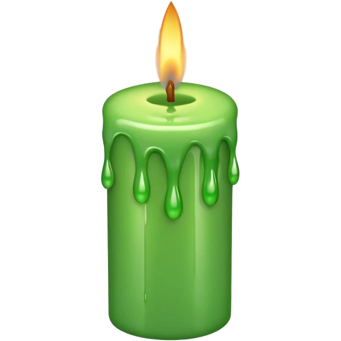GREEN CANDLES emoji