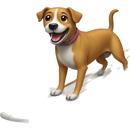 dog surfing emoji
