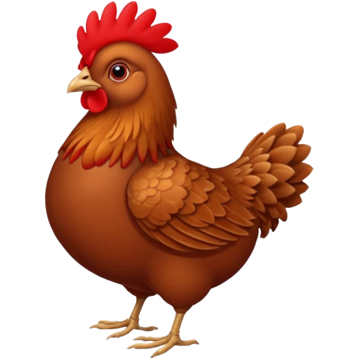 Cinnamon Queen hen emoji