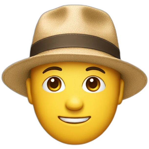 number 5 on hat emoji