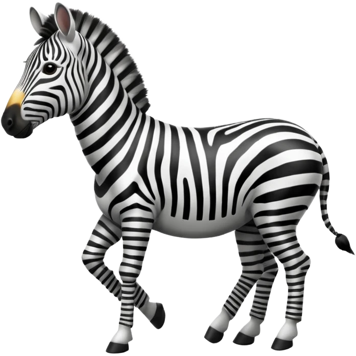zebra walking emoji