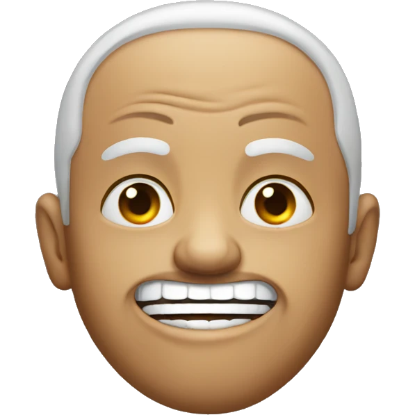 insane face emoji