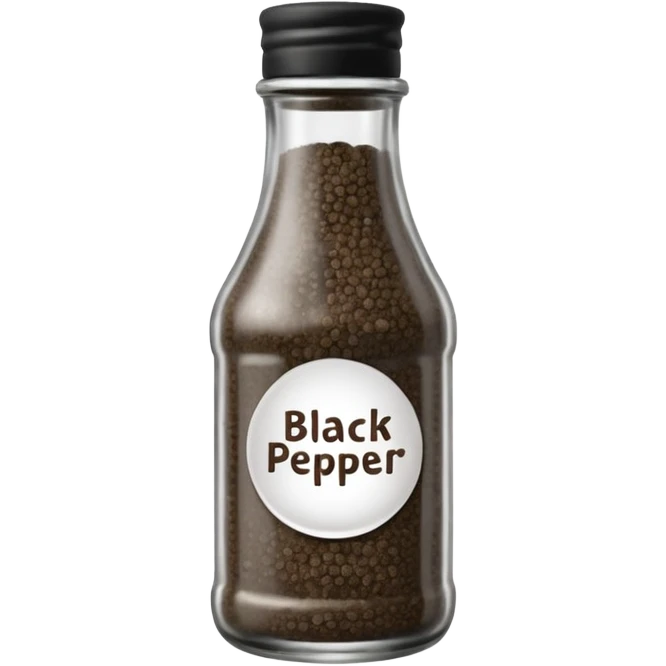 black pepper bottle emoji