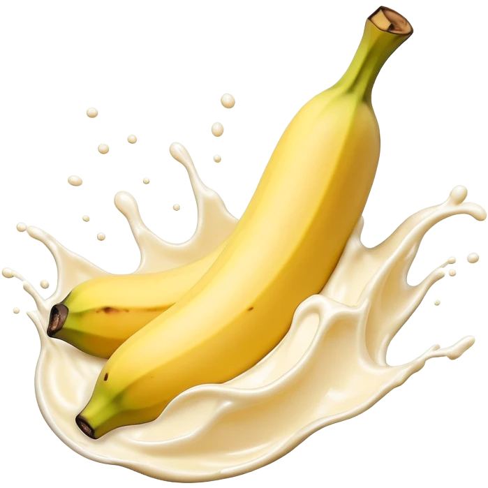 Banana Splash On Milk emoji