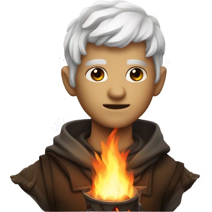 Pyromancer white skin emoji