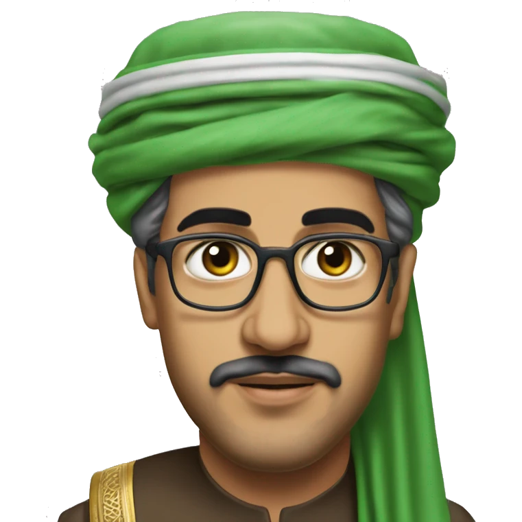 photorealistic Faisal bin Abdulaziz Al Saud emoji