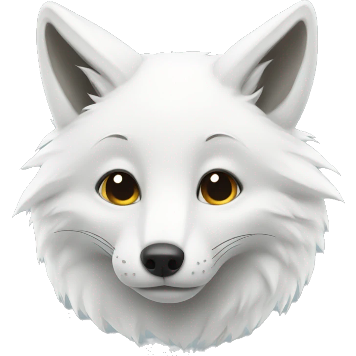 White fox emoji