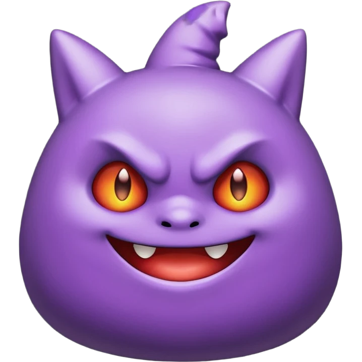 I want an Gengar (Pokemon) that looks cute. emoji