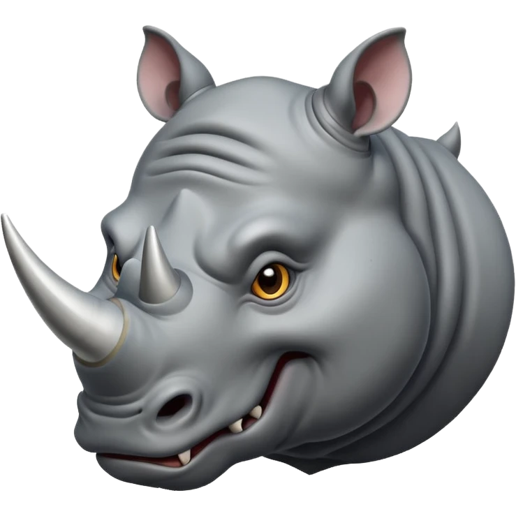angry rhinoceros emoji
