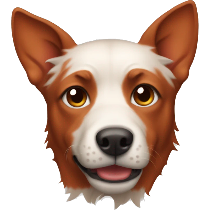 Red dog emoji