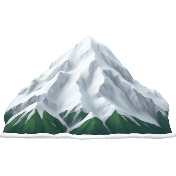 snowy mountain emoji