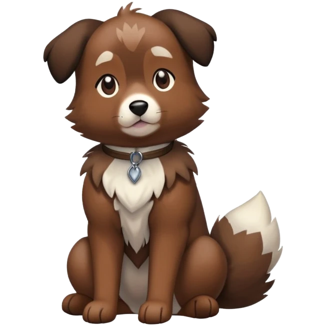 Rockruff (full body) emoji