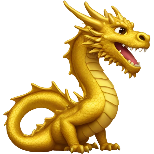 Gold dragon emoji