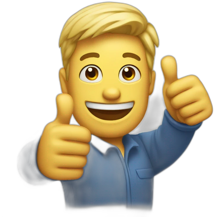 Three Thumbs Up emoji