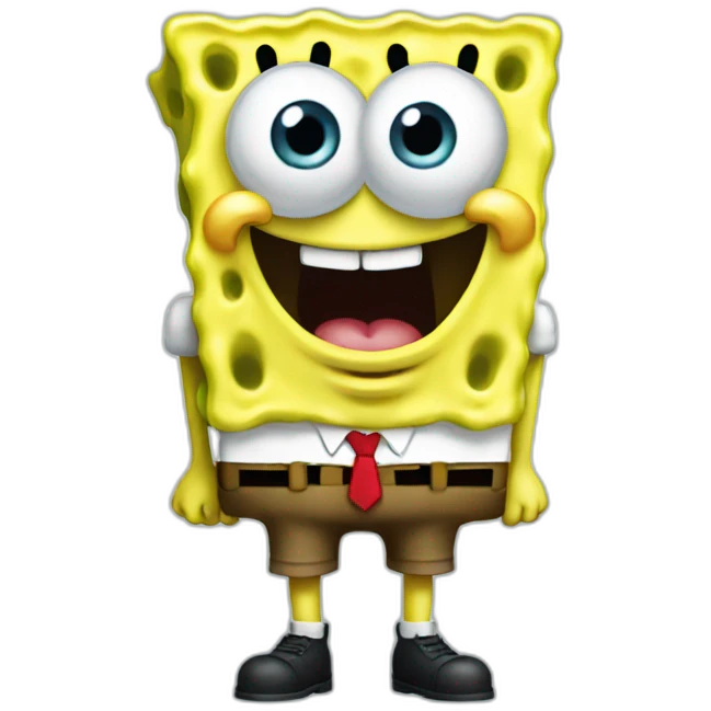 spongebob full body emoji