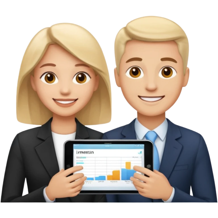 customized investment plan with people emoji