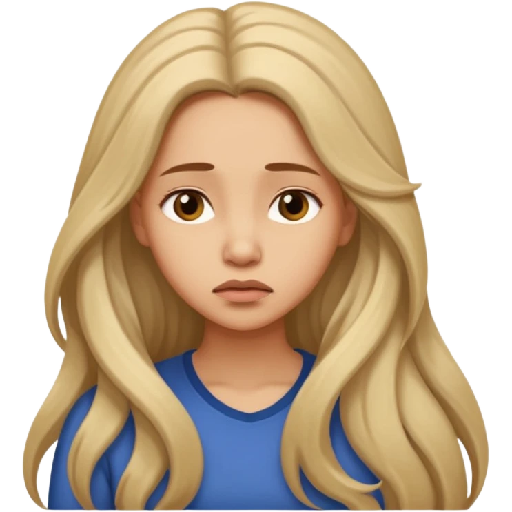 overthinking female emoji
