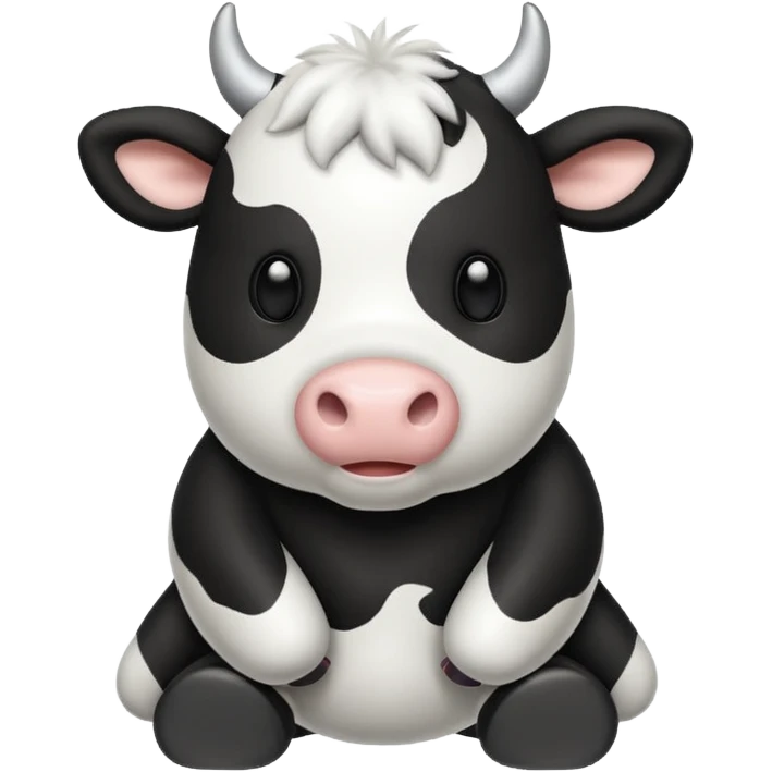 Plush cow emoji